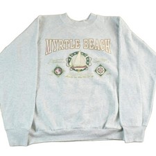 Vintage 1990s Myrtle Beach S.C Crewneck Sweatshirt Men's XL