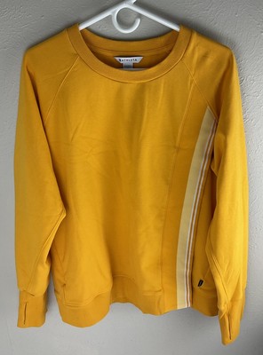 Athleta Triumph Game Point Sweatshirt Yellow Size XL