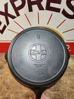 "Fully Restored" GRISWOLD CAST IRON #9  SKILLET Slant Logo 11" Seasoned  Flat