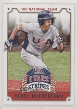 2015 Panini Stars and Stripes Blake Rutherford #12 a3j