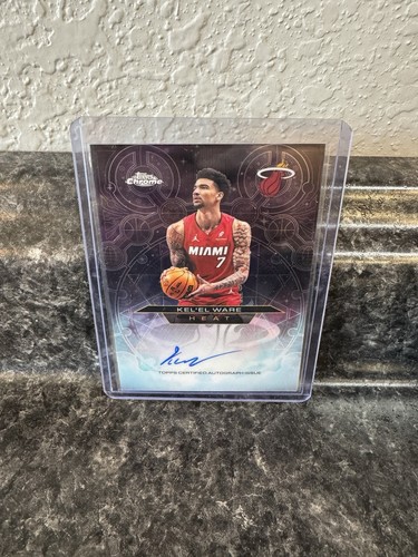 2025-26 Topps Chrome Update- Chromographs Kel'el Ware #CH-KW (AU)
