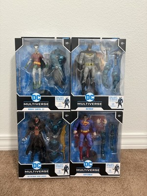 DC Multiverse McFarlane - The Merciless Collect To Build - Full Set Of 4 Boxes