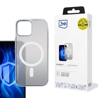 Apple iPhone 15 Plus   3mk Frosty MagCase Weiß