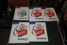 Claris Works for Macintosh User Manuals and Handbooks X 5