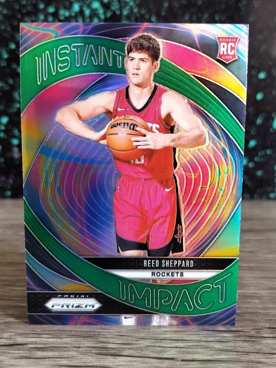 2024-25 Panini Prizm Reed Sheppard Green Instant Impact #24 RC