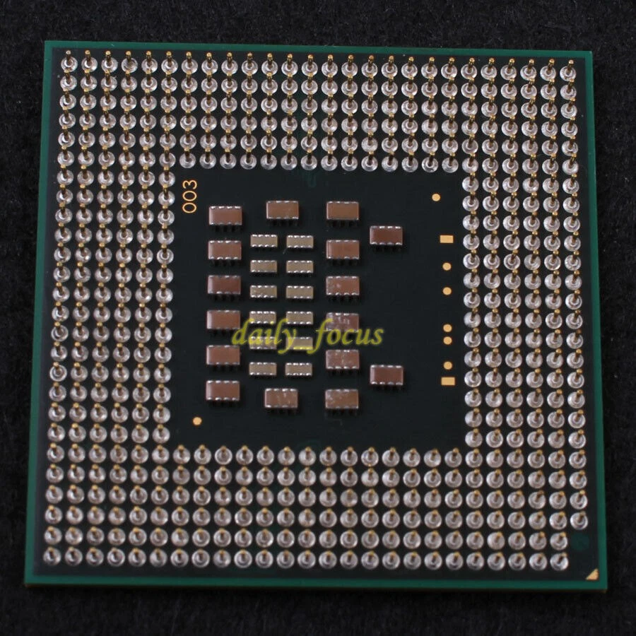 For Intel Core Duo T2050 1.6GHz LF80539GE0252M 533MHz Socket M Laptop CPU - Image 2 of 2