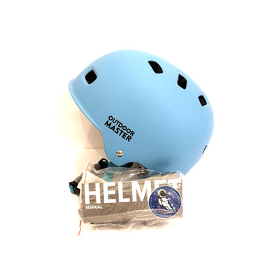 OutdoorMaster Skateboard Cycling Helmet - Two Removable Liners Multi-Sports L
