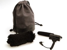 Microfono direzionale compatto originale Sennheiser MKE400 con paravento