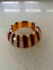 Lucite Butterscotch Amber Ring Size 7 Excellent