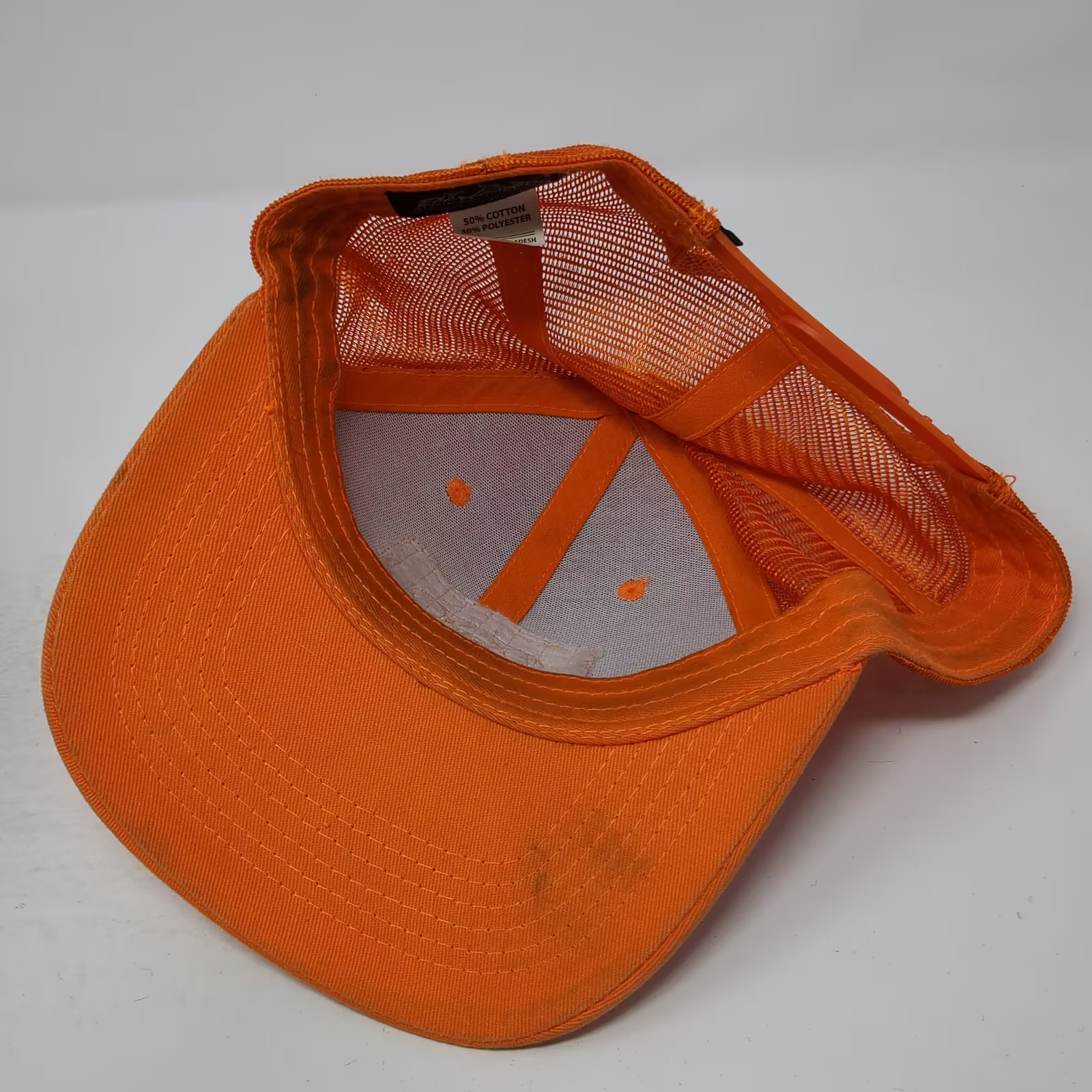 Eberlestock Orange Trucker Hat Logo Patch Mesh Ba… - image 7