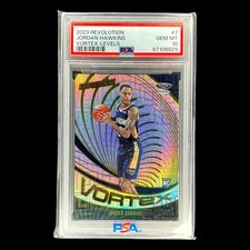 Jordan Hawkins [Levels] #7 2023 Panini Revolution Rookie Vortex PSA 10 GEM MINT