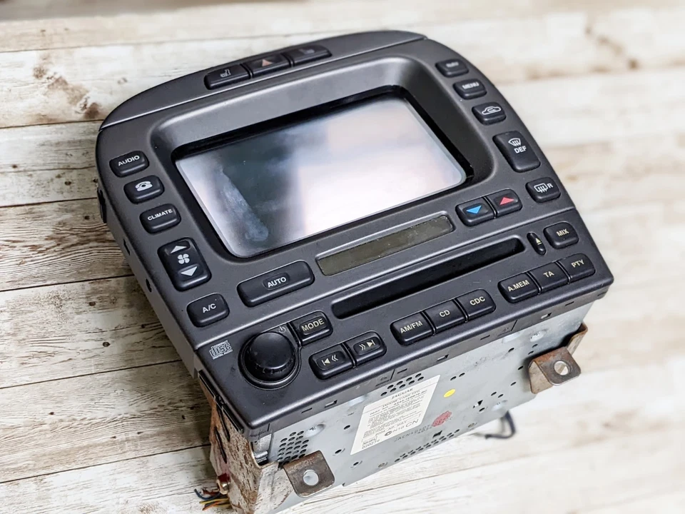 ✅ JAGUAR S-TYPE Radio AM-FM CD Navigation Navi Unit Info Display OEM 2003 - 2008 - Image 2 of 4