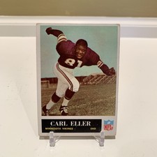 Carl Eller HOF RC Minnesota Vikings #105 1965 Philadelphia Gum