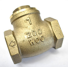 Legend T-451NL No Lead Forged Brass Swing Check Valve Tool 2 Way Threaded 1"