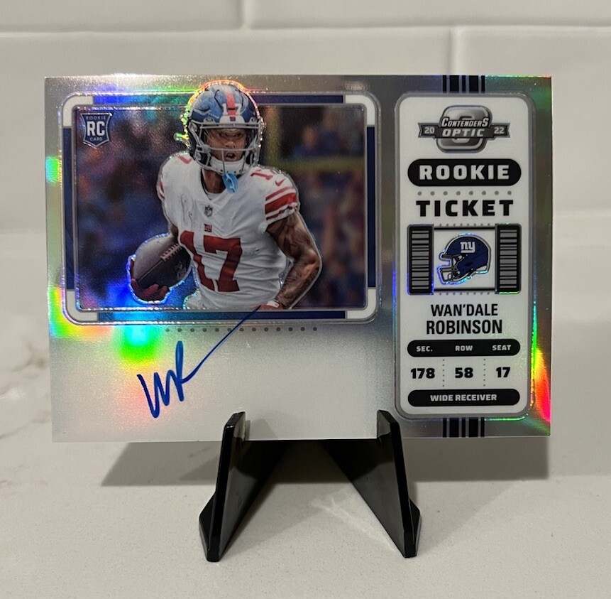 2022 Panini Contenders Optic Silver VARIATION Prizm* Wan'Dale Robinson * Auto RC
