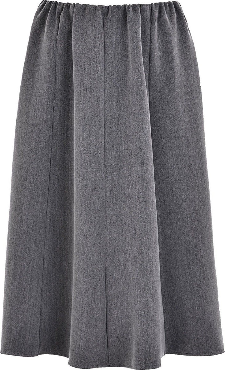 Ladies Women's 8 Panel Skirt Elasticated Waist 27 Inch Length