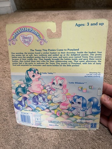 Vintage My Little Pony Teeny Tiny Baby Little Whiskers G1 1990 - Picture 3 of 3