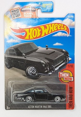 HOT WHEELS ASTON MARTIN 1963 DB5(BLACK) 101/250 TARGET SPRING HW THEN AND NOW 