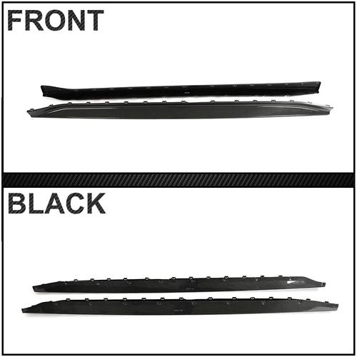 Umbrales laterales de carbono Side Skirts umbral enfoque para BMW Serie 3 G80 M3 2021-2024 - Imagen 11 de 12