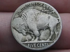 1917 P Buffalo Nickel 5 Cent Piece- Philadelphia, VG/Fine Details