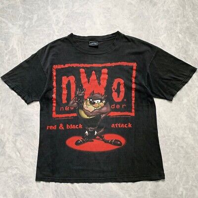 VTG 90s TAZ NWO LOONEY TUNES WRESTLING 1998 T-SHIRT SIZE XL VTG 90s TAZ NWO LOONEY TUNES WRESTLING 1998 T-SHIRT SIZE XL