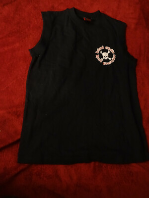 Black Teens Medium/Small Mens T Shirt/Vest - Island Ghetto Rock Generation