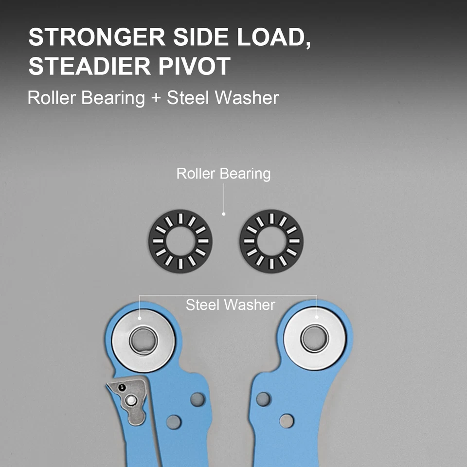 Cuchillo Plegable Kizer PIONEE Punto de Caída S35VN Hoja Cañón y Mango de Titanio Foto 4 de 4