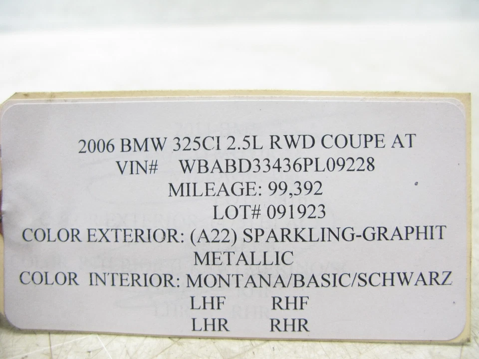 99-06 BMW E46 330i 325i Ci Xi M3 CONSOLA CENTRAL DOBLE PORTAVASOS MOLDURA OEM 09192 Foto 4 de 4