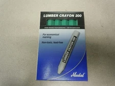 Markal 200 Lumber Crayon Economical Wax Based Marker Green