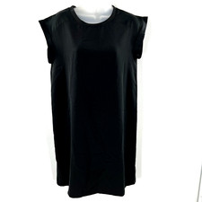 Charming Charlie Womens Black Shift Knee Length Sleeveless Dress Size S
