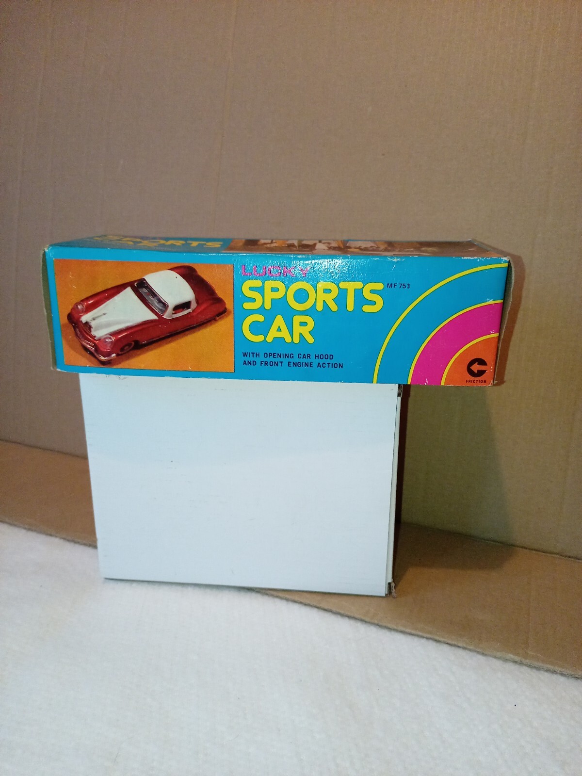Tinplate Lucky Sports Car Excellent Condition eBay