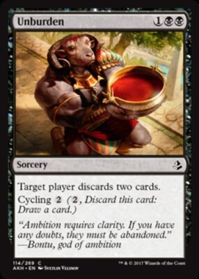 Unburden x1 - Amonkhet - NM-Mint, English - Amonkhet