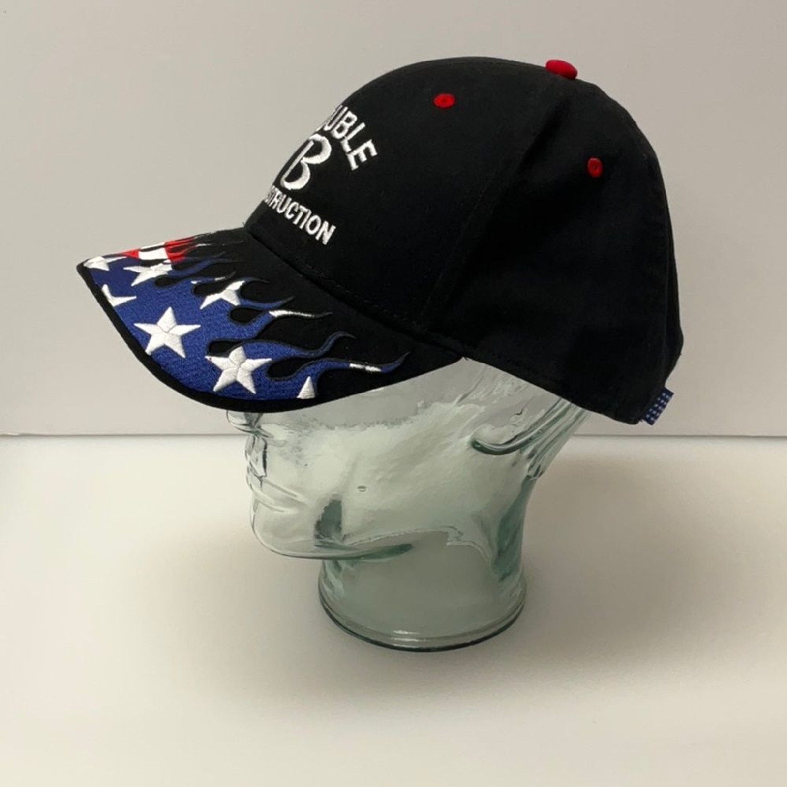 OTTO Hat Adjustable Baseball Cap Flames Flags Sta… - image 4
