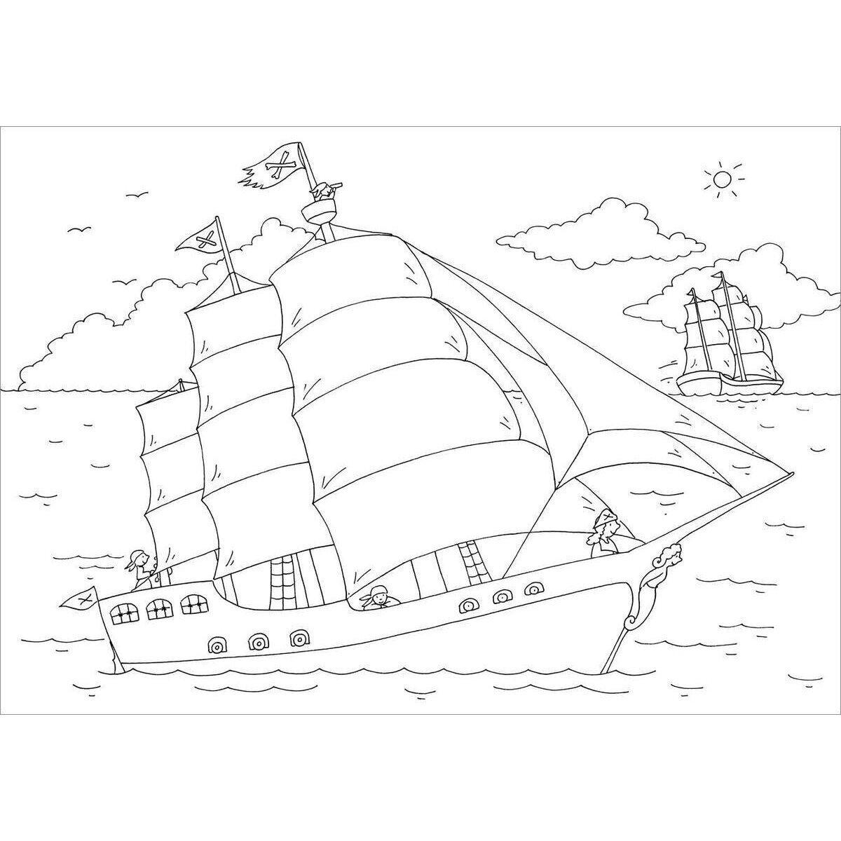 Thumbnail - Tessloff Mein Schönstes Malbuch - Piraten