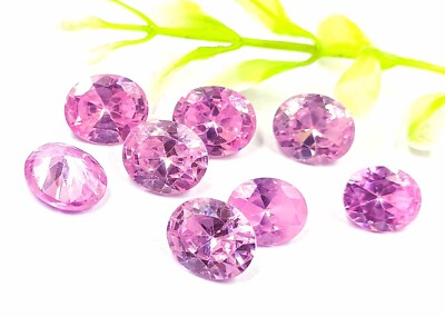 5 Pcs Natural Pink Sapphire Oval 12x10 mm IGL Certified Loose Gemstones '' 5DOC