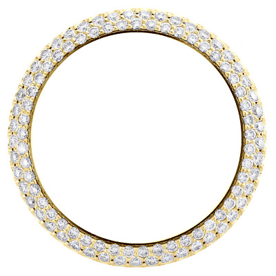 Eigener Diamant Uhr Lünette Passt Rolex Datejust 41 / Tag-Datum 40 Honeycomb 4