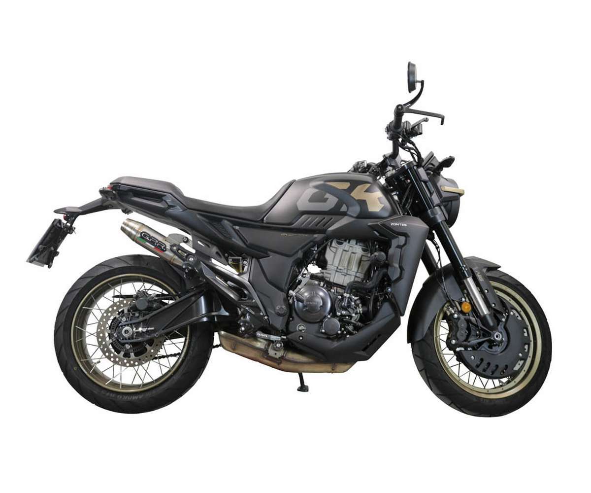 Exhaust Muffler GPR Deeptone Inox Approved Zontes 350 X1 2022 2023