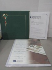 Creative Memories 12 x 12 Holiday Green Album Holiday Pages  Protectors