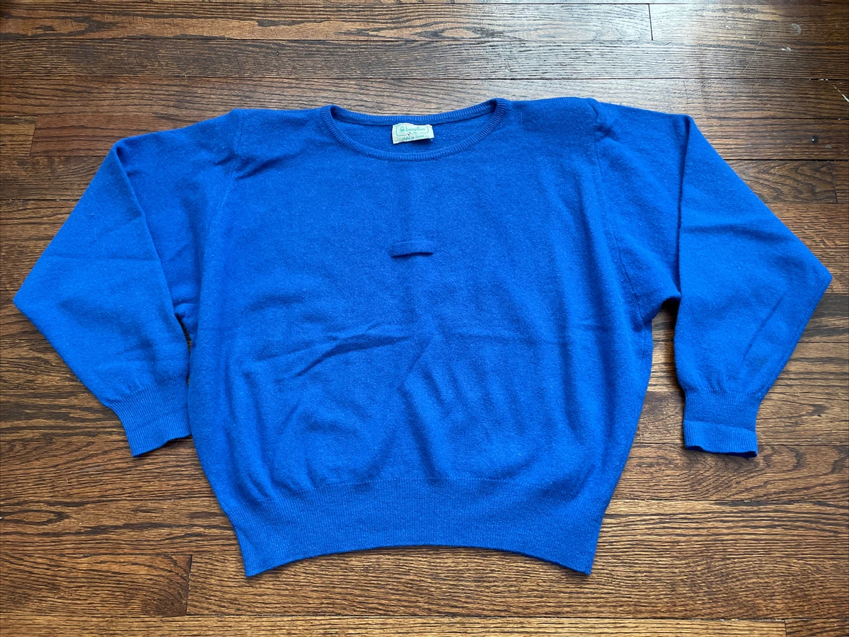 Vtg 80s United Colors of Benetton Blue Women s Sweater Made in Italy