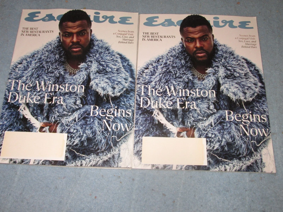 Esquire Magazine Winter 2022 2023 The Winston Duke Era Best New Restaurants  USA | eBay