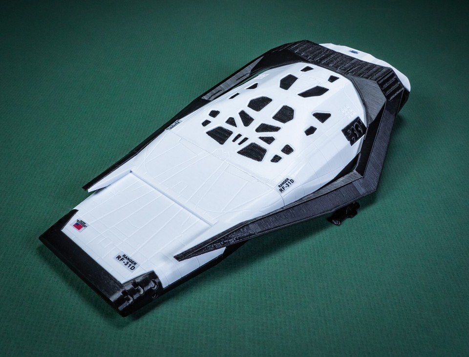 RANGER from Interstellar movie Plastic Model Interstellar Spacecraft 3D ...