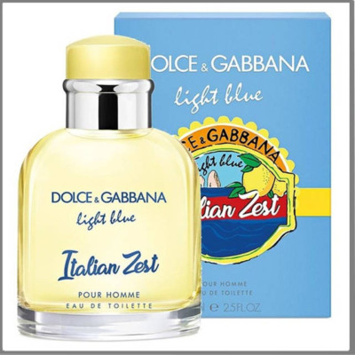 Dolce & Gabbana Light Blue Italian Zest Pour Homme 75ml / 2.5 oz