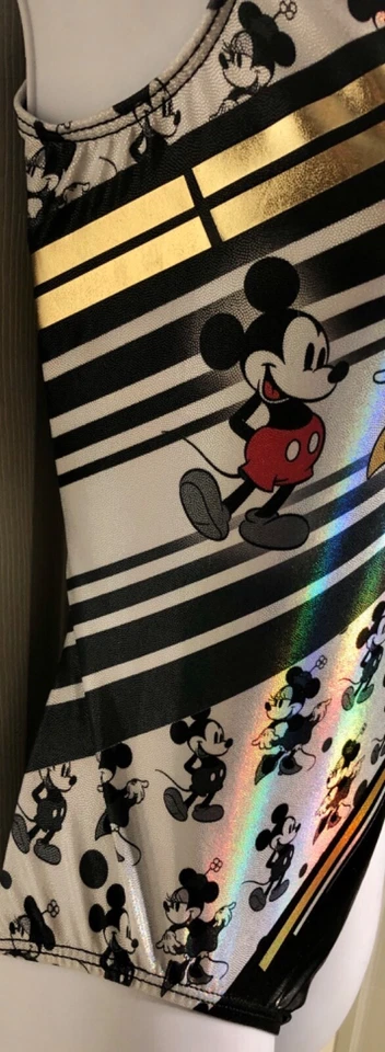 GK DISNEY ADULTO MEDIANO MICKEY & MINNIE MOUSE GIMNASIA BAILE TANQUE LEOTARDO TALLA M Foto 3 de 4