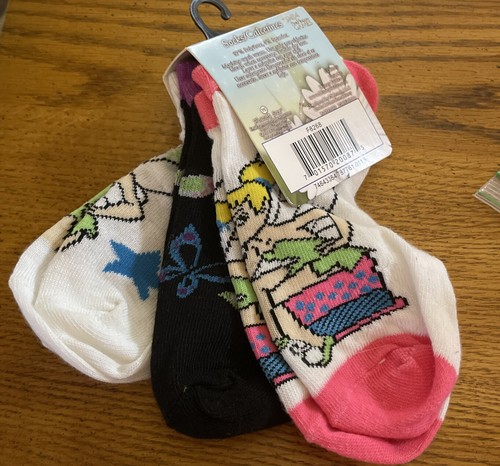 Disney Fairies girl's socks 3 pair size Shoe6 - 8 Size 10.5 - 4 - Picture 3 of 3