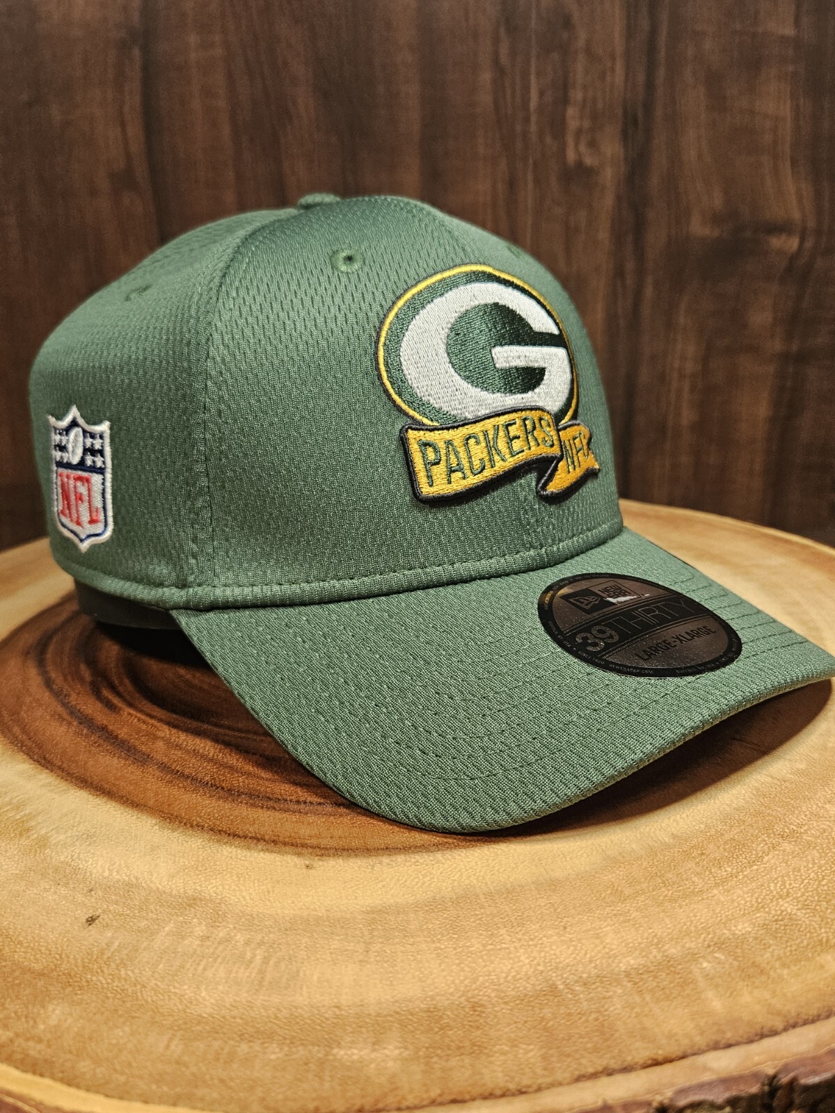 Green Bay Packers New Era 39Thirty Stretchfit Hat Cap Size L/XL  NFL Football