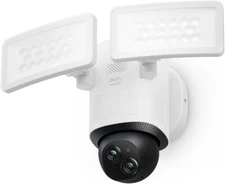eufy Floodlight Camera E340 Security Camera 3K Dual Camera Color Night Vision