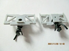 Trainworx Stock #620 Gray Body Mount Coupler Precision Masters/Red Caboose (N)