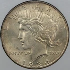 1934 Peace Dollar - NGC MS 62