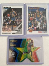 Kevin Durant, Panini 20-21 Contender Superstar Die Cut + two cards