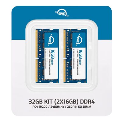 OWC 32GB (2x16GB) DDR4 2400MHz Memory for Mac Mini, iMac, Apple